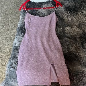 A short sparkly lilac homecoming dress from Windsor-Size-Small